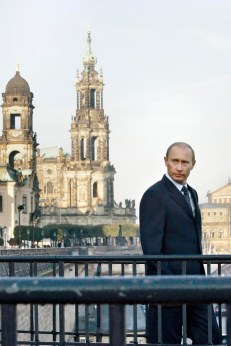 Putin in Dresden in 2006.