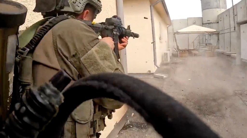 IDF commando seen on mission to retake outpost