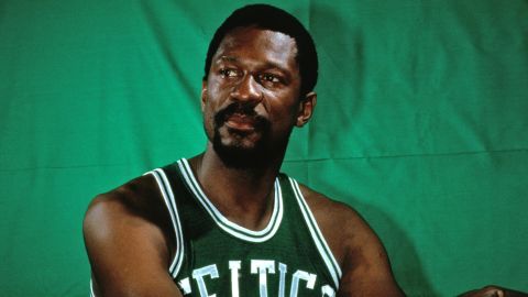 Bill Russell, pictured here in 1969, has died at age 88.