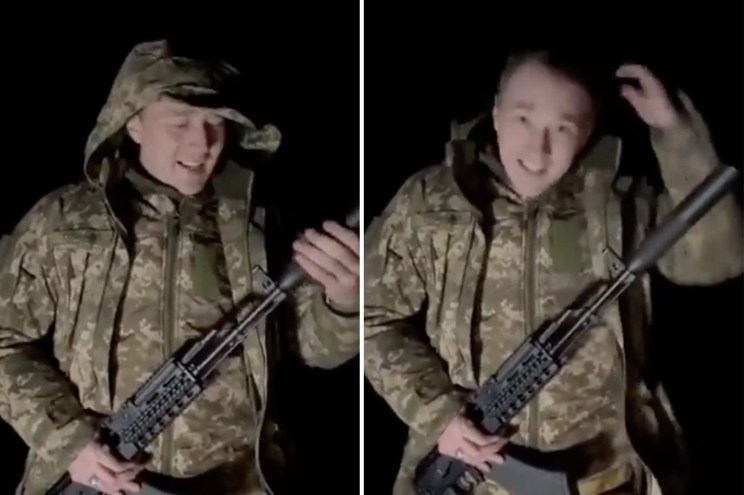 Ukrainian soldier comp
