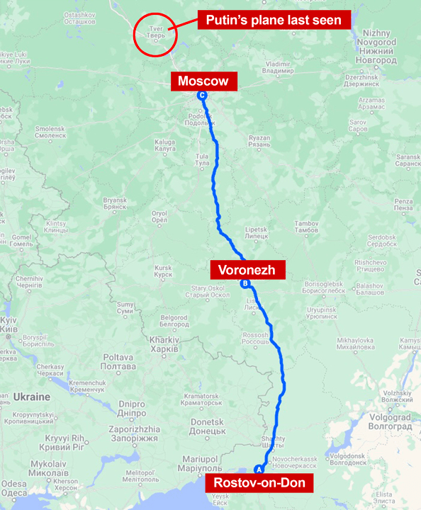 Wagner group fighters seized control of Rostov-on-Don, moved through Voronezh, and are headed toward Moscow. Vladimir Putin has fled the capital, according to reports.