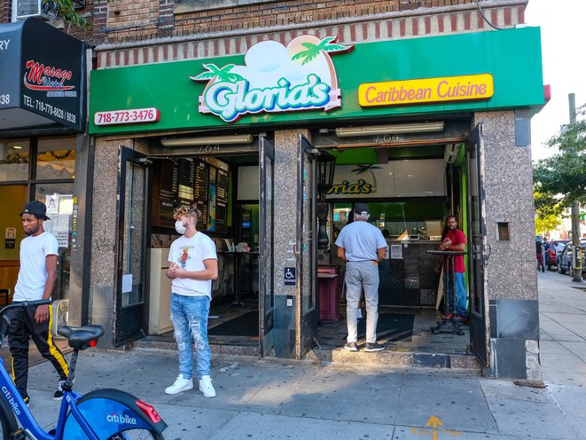 Gloria's Caribbean Cuisine at 764 Nostrand Avenue