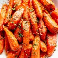 Honey Garlic Butter Carrots | cafedelites.com