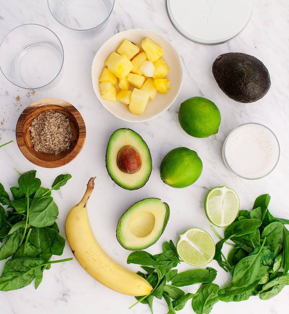 avocado smoothie ingredients
