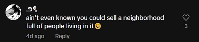 Many people took to the comment section to share their thoughts, and they were not happy with the listing