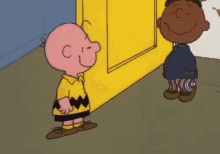 charlie-brown-charlie-brown-daps-up-franklin.gif