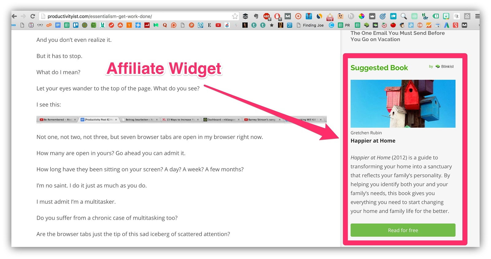 Screenshot showing google search results