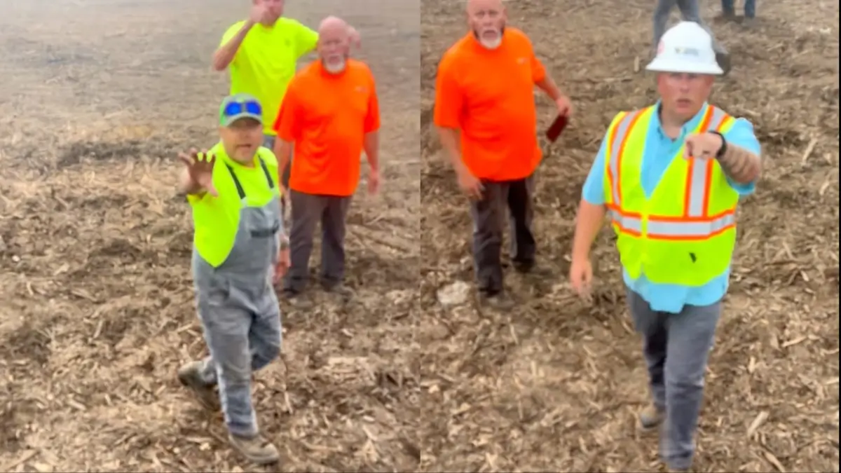 'Stay In Your Truck Before Something Happens to You!': White Mob Blocks Black Semi Driver with Bulldozers As He Waits to Drop Off Load In North Carolina, Slams Door on His Dog In Viral Video