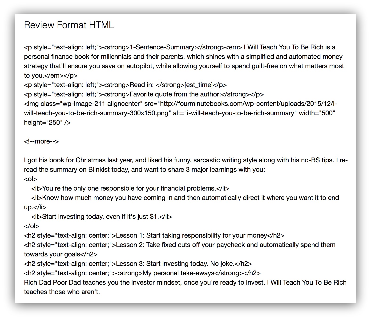 Screenshot showing google search results