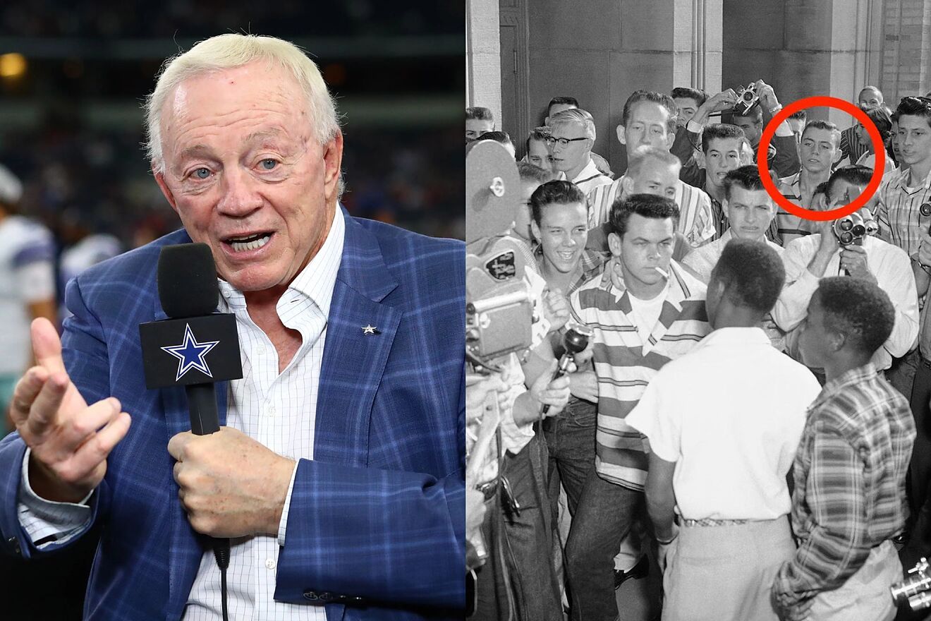 Reporter stunned after spotting NFL owner Jerry Jones in 1957 photo | KABB