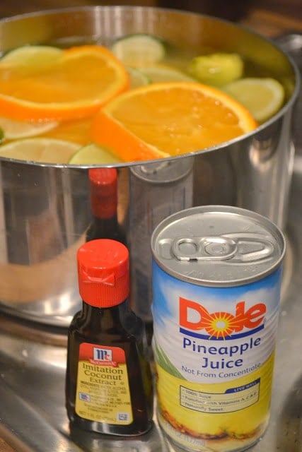 Tropical stove top potpourri recipe