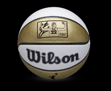 One of the Caitlin Clark balls from Wilson.