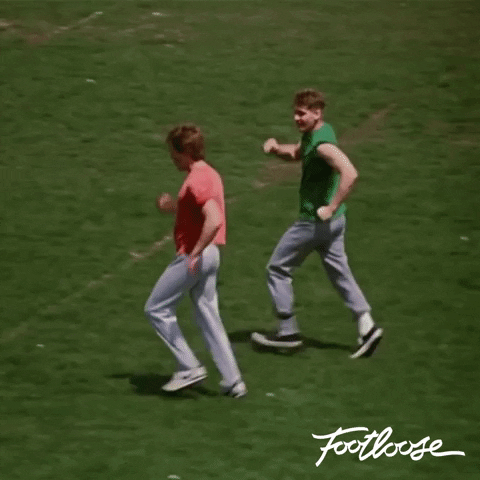Footloose Kevin Bacon Dancing On Field GIF | GIFDB.com