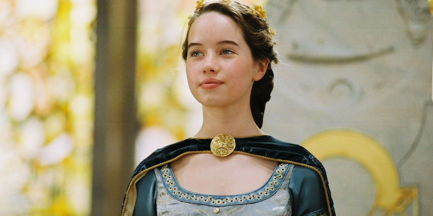 Susan Pevensie In Narnia standing proudly and smiling
