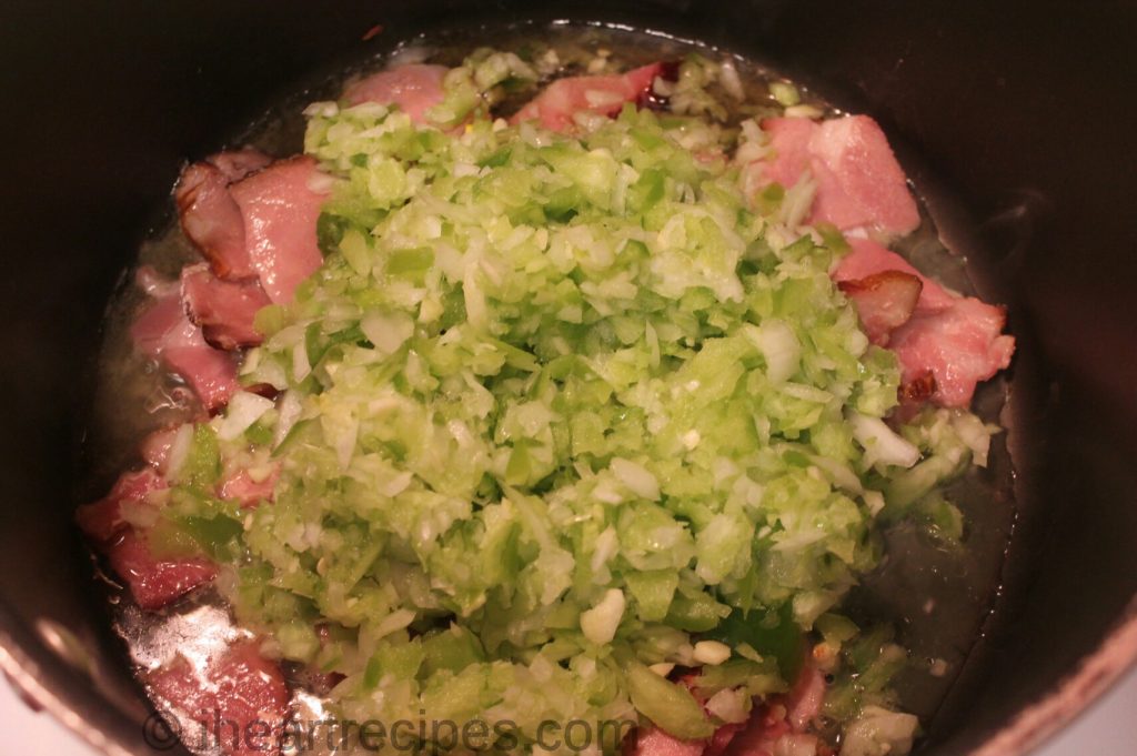 The bacon in this Southern Mixed Greens & Turnips dish adds an unbelievable smokiness. 