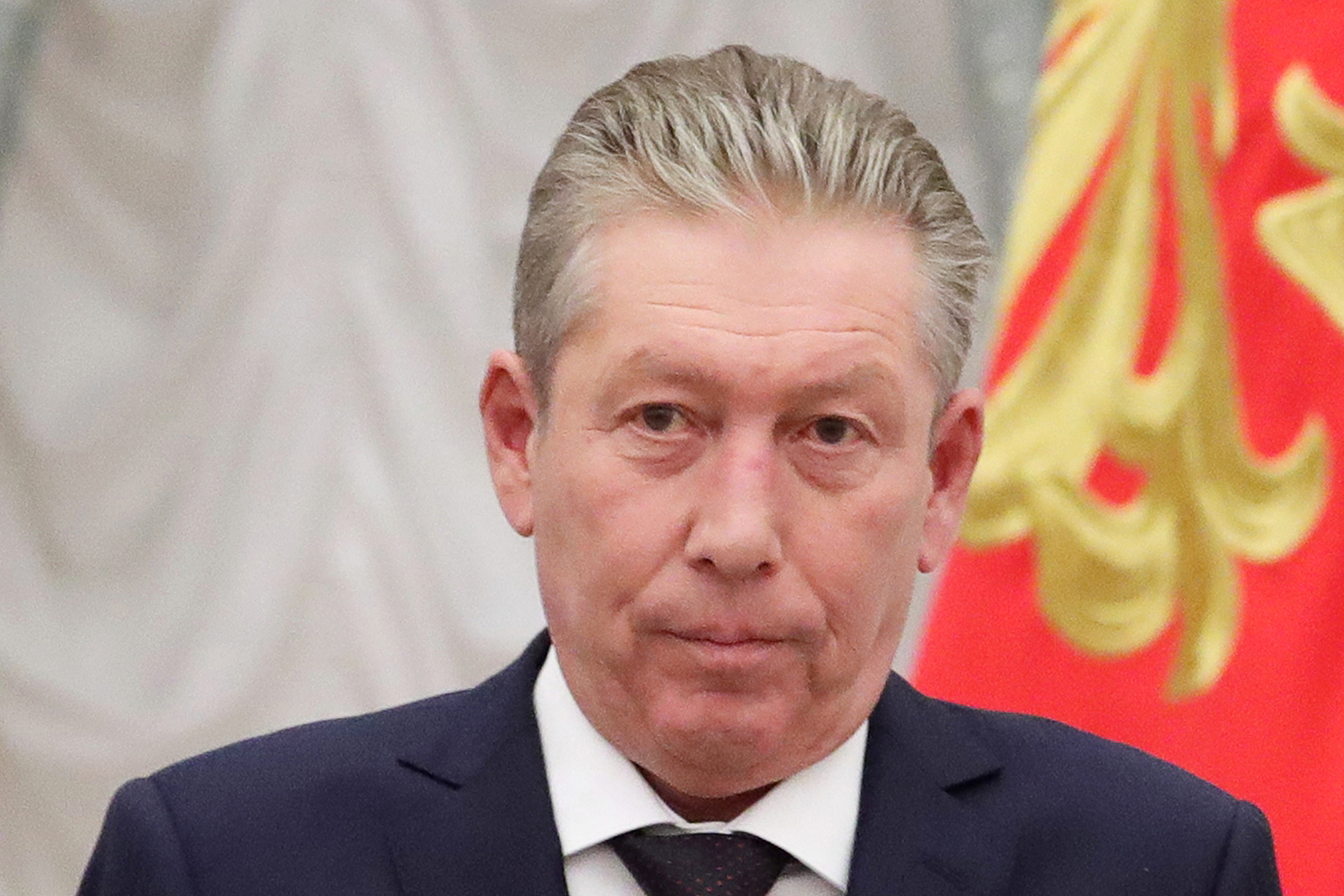 Chairman of the Board of Directors of Oil Company Lukoil, Ravil Maganov, attends an awarding ceremony at the Kremlin in Moscow on November 21, 2019.