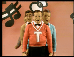 Rick Moranis Gifs — countfloydsctv: 5 Neat Guys sing I'm the Goof in...