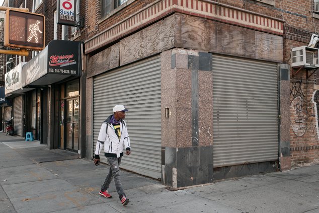 The former home of Gloria's in Crown Heights, as seen on Saturday