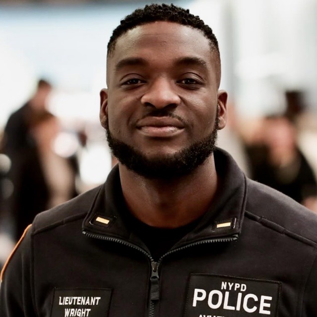 Portrait of Lieutenant Wright, NYPD.