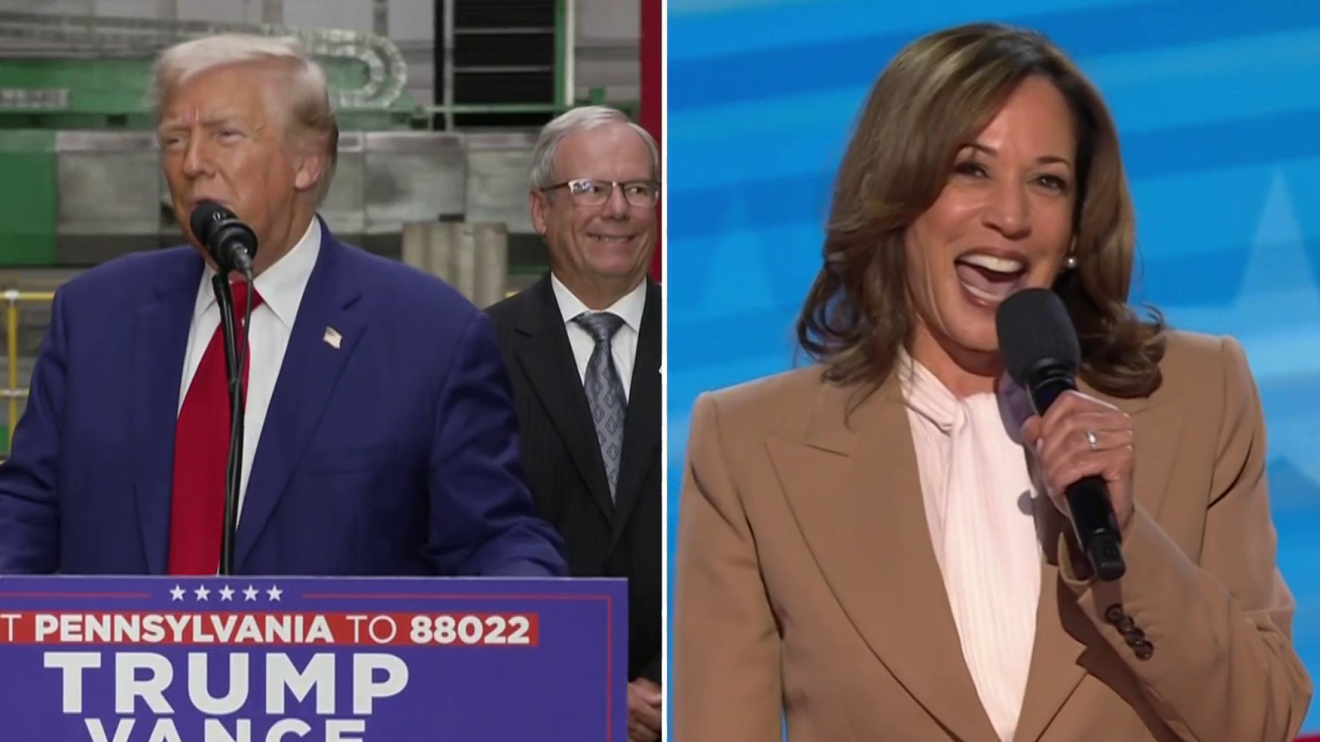 Trump and Harris campaigns at odds over debate rules