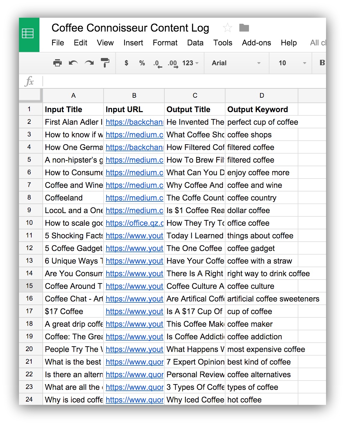 Screenshot showing google search results
