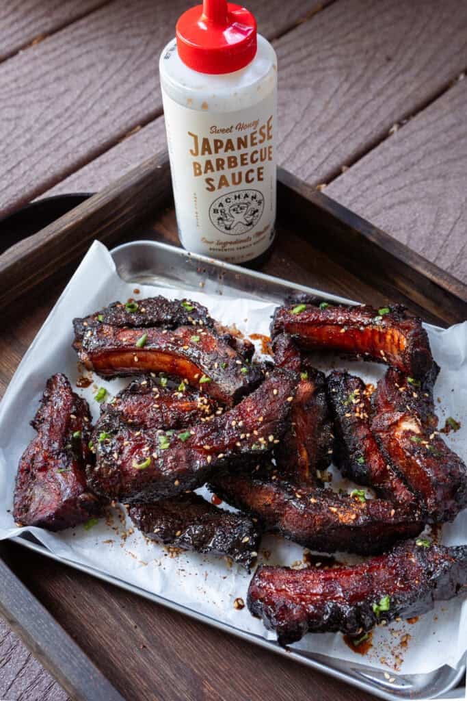 Smoked Sweet Honey Party Ribs.