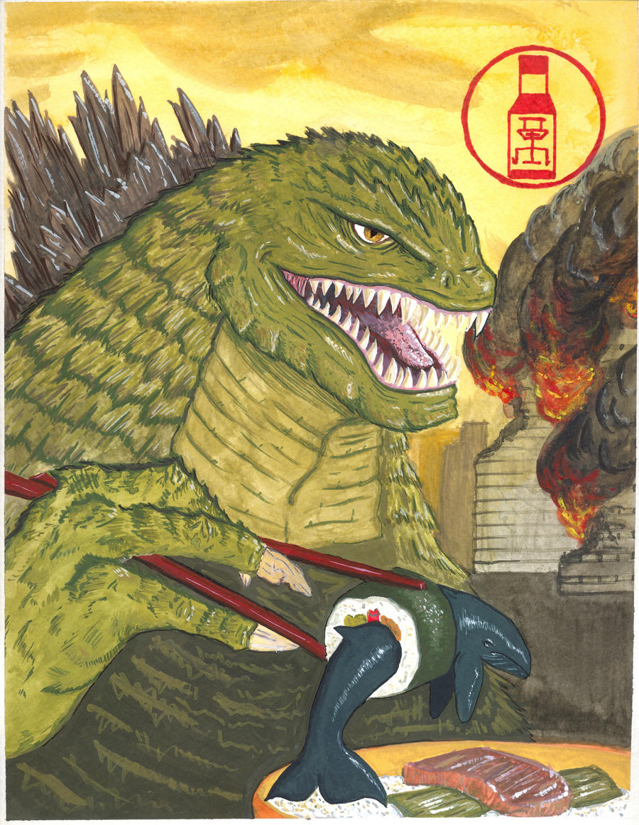 godzilla_and_his_sushi_by_tomaka-d4csrxe.jpg