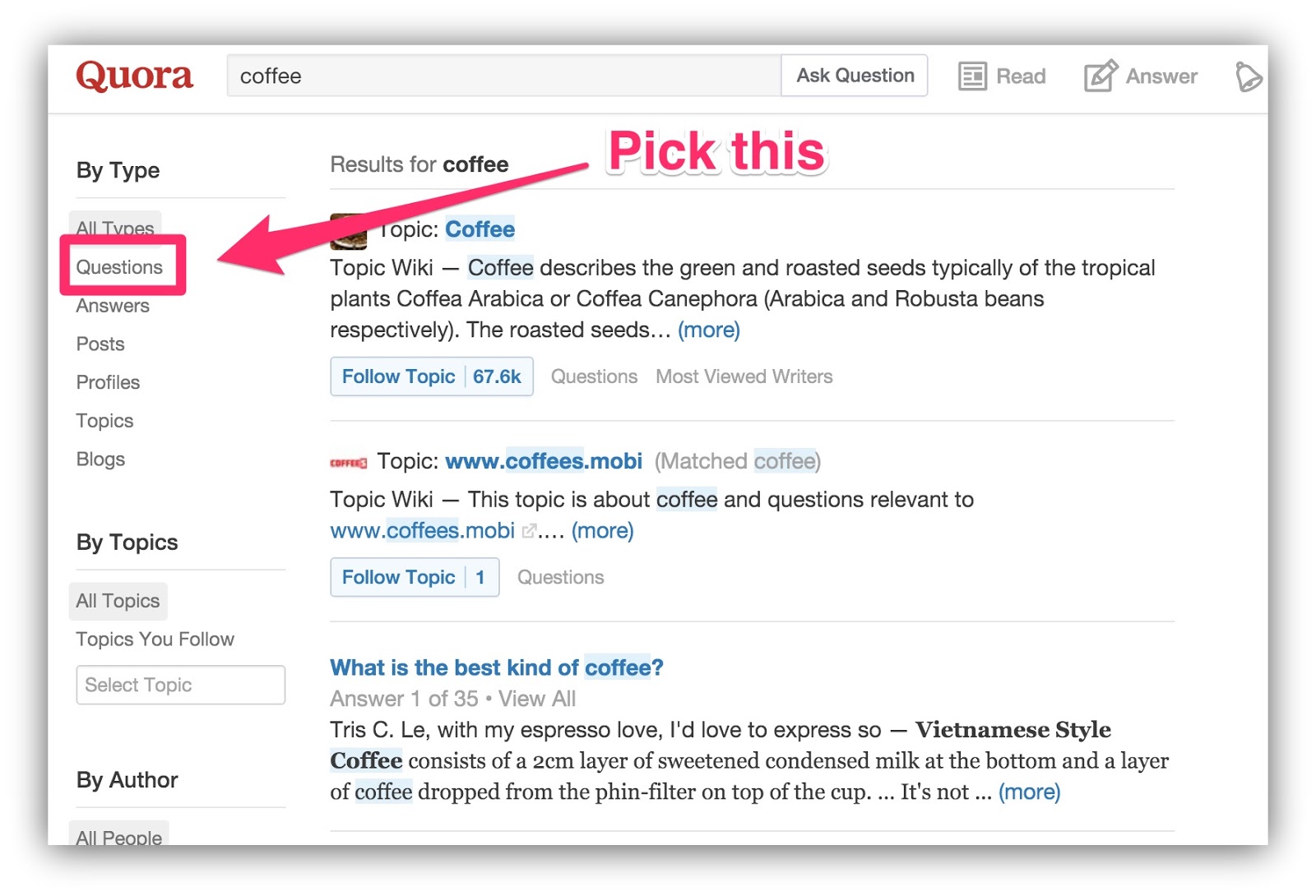 Screenshot showing google search results