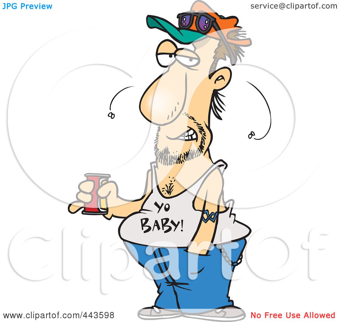 Royalty-Free-RF-Clip-Art-Illustration-Of-A-Cartoon-Stinky-Man-Holding-A-Beer-1024443598.jpg