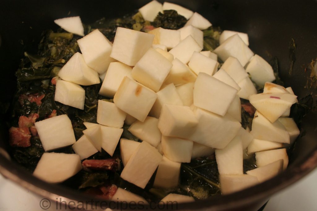 Southern Mixed Greens & Turnips are so tender and flavorful. 