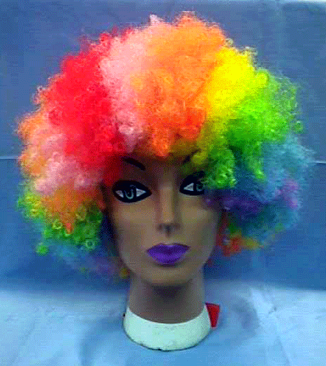 ClownAfroRainbowWig.gif