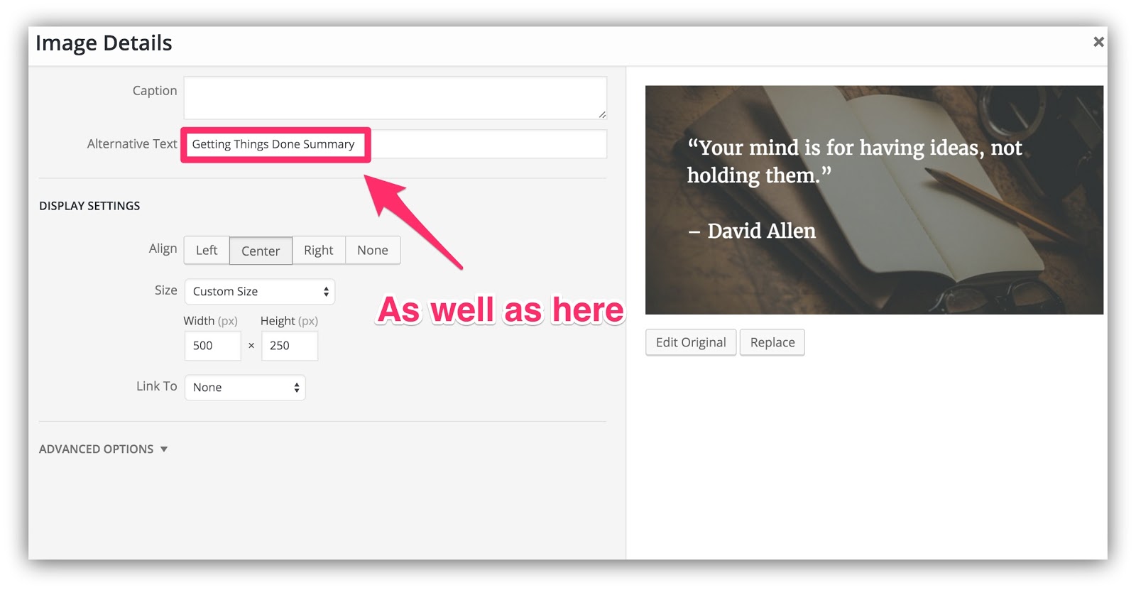Screenshot showing google search results