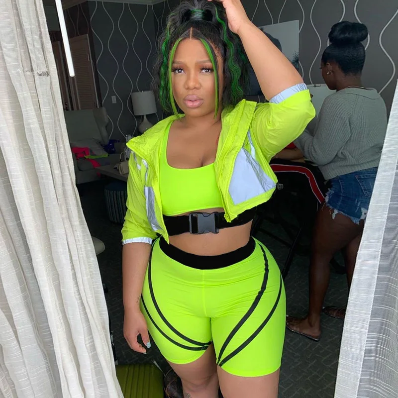 Fitshinling-Fitness-Buckle-Neon-Green-Tracksuit-For-Women-Striped-Athleisure-Two-Pieces-Set-Tank-Biker-Shorts.jpg