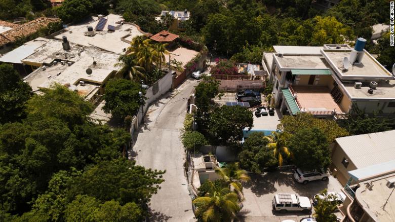 The street where Sanon was arrested.