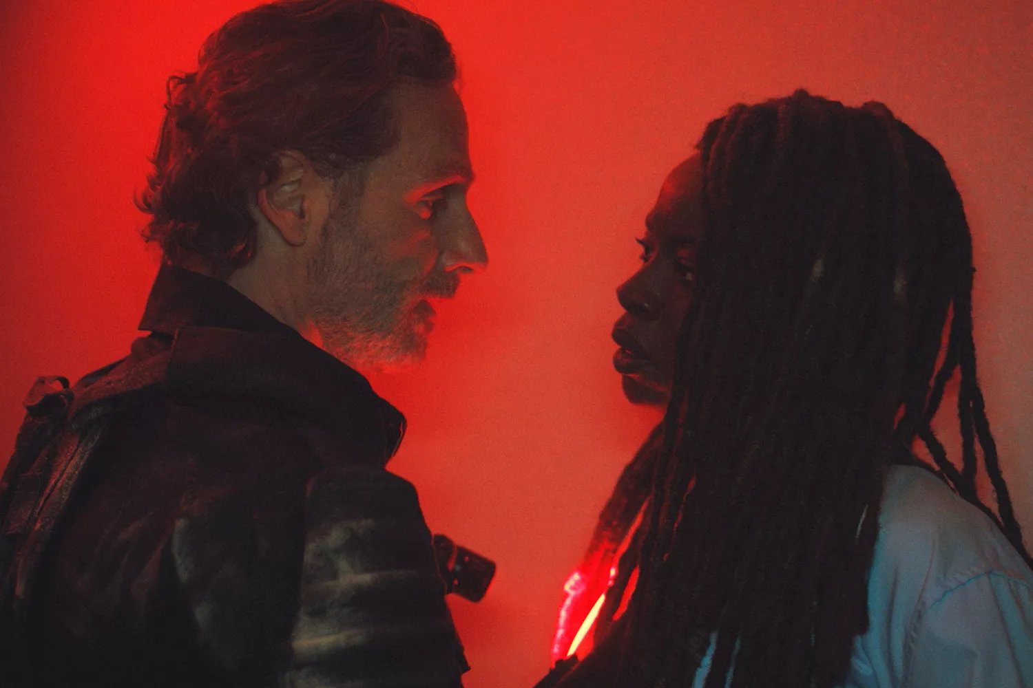 Andrew Lincoln and Danai Gurira on 'The Walking Dead: The Ones Who Live'