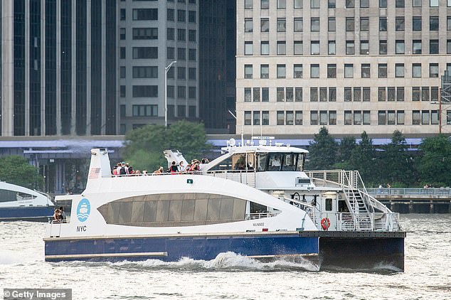 The couple are reportedly planning to sue NYC Ferry for violating their constitutional rights by kicking them off the boat because they didn't have masks (file photo)