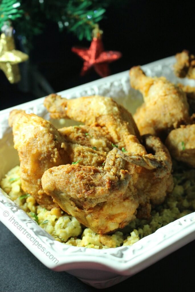 These deep fried cornish game hens are perfect for your holiday menu this season. 