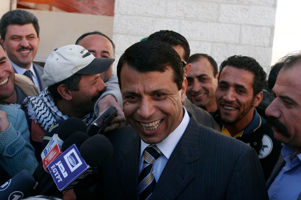 Palestinian parliament member Mohammed Dahlan