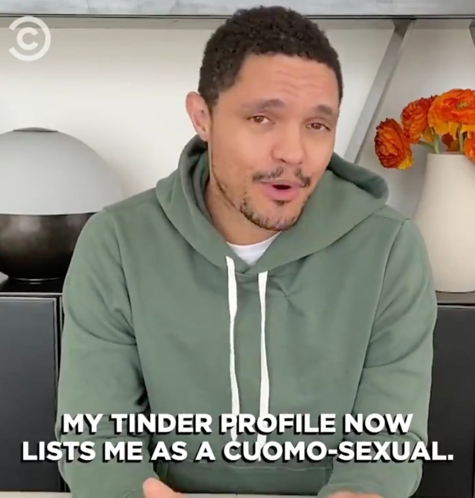 Trevor Noah clip from April 2020