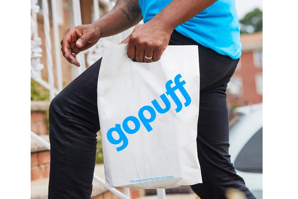 A goPuff bag 