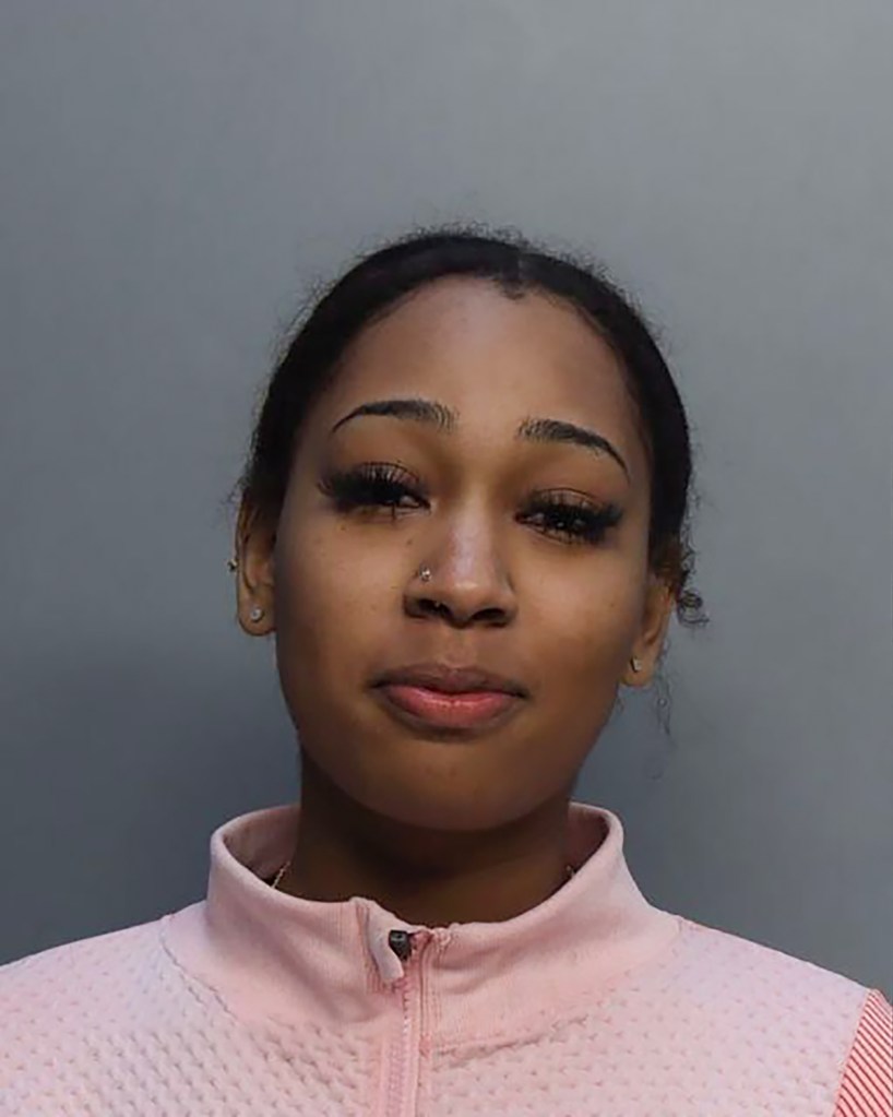 Janaeah Negash is pictured in her booking photo. 
