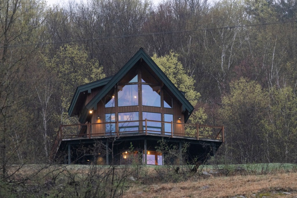 The house in Ebron, New York where the shooting took place.