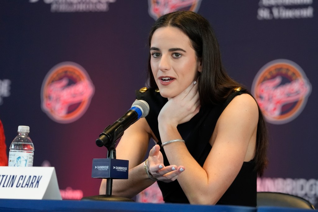 Caitlin Clark was the No. 1 pick in the WNBA draft.