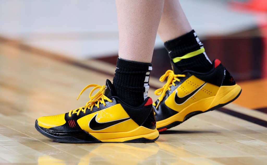 The Nike shoes Caitlin Clark wore in the national title game.