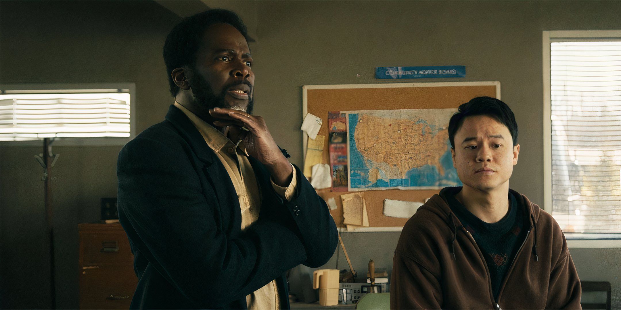 Boyd with his deputy in From season 3, episode 10 Boyd with his deputy in From season 3, episode 10